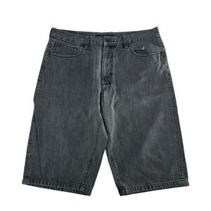 Vintage Sean Jean Jorts Mens 38 Grey Y2K Extra Baggy Loose Fit Skater Grunge 90s